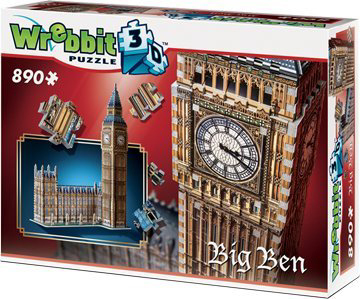 3D Jigsaw Puzzle - Big Ben and Parliament - Wrebbit