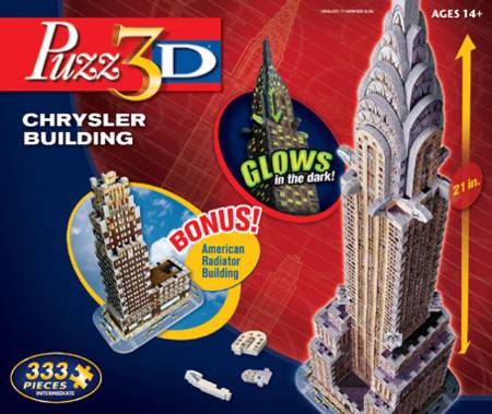 3D Jigsaw Puzzle - Chrysler Building
