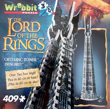3D Jigsaw Puzzle - Orthanc Tower - Isengard - Wrebbit
