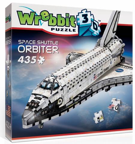 3D Jigsaw Puzzle - Space Shuttle (#W3D-1008) - Wrebbit
