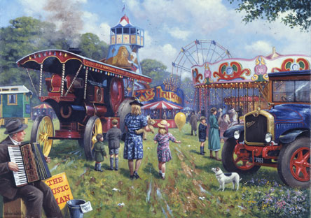 Wooden Jigsaw Puzzle - A Day at The Fair - 500 Pieces Wentworth