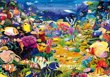 Wooden Jigsaw Puzzle - Coral Reef (#740006) - 250 Pieces