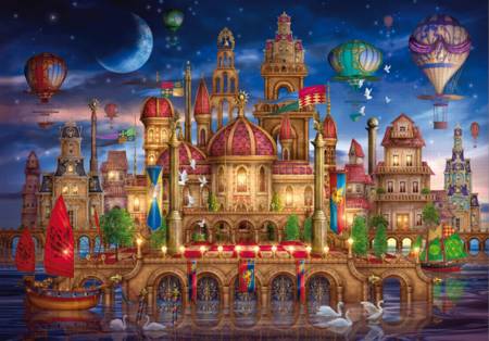 Wooden Jigsaw Puzzle - Fantasy Place (#710513) - 250 Pieces