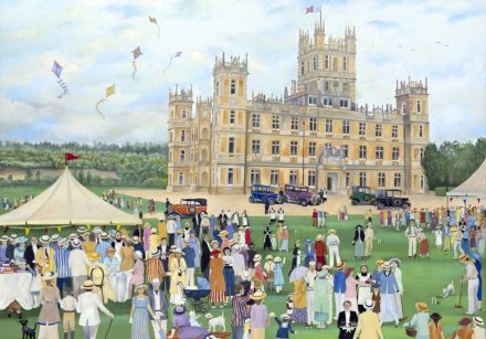 Wooden Jigsaw Puzzle - Highclere Castle - 500 Pieces Wentworth