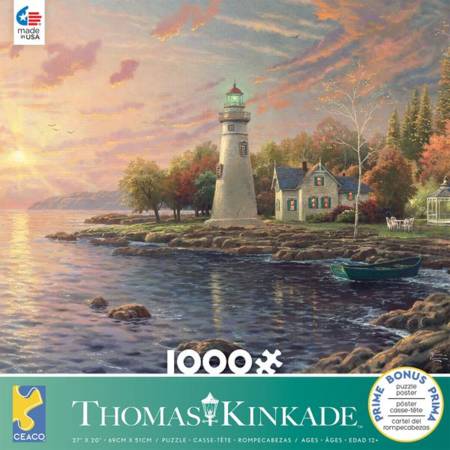Thomas Kinkade Jigsaw Puzzle - Serenity Cove (#3310-68) - 1000 Pieces Ceaco