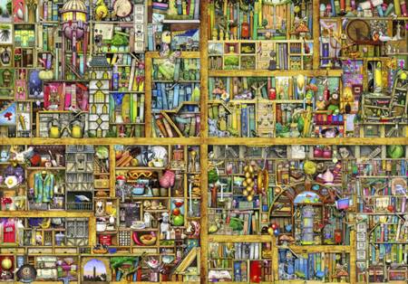 Wooden Jigsaw Puzzle - Shelf Life (800513) - 500 Pieces