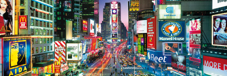 Jigsaw Puzzle - Times Square (Panoramic Image) - 1000 Pieces Clementoni