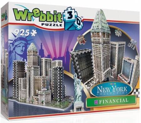 3D Jigsaw Puzzle - Financial (New York Collection) - Wrebbit