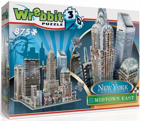 3D Jigsaw Puzzle - Midtown East - Wrebbit