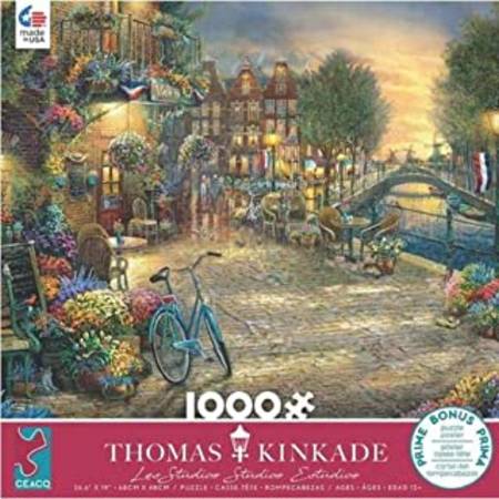 Jigsaw Puzzle -AmsterdamCafe331087  - 1000 Pieces Ceaco