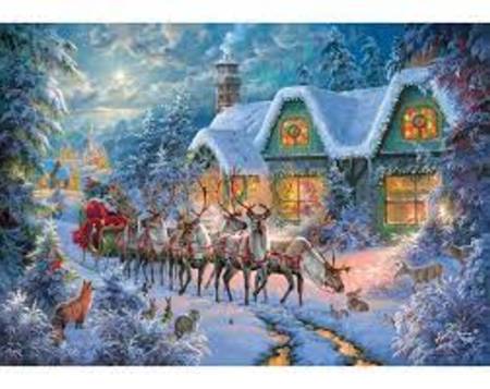 Wooden Jigsaw Puzzle - Christmas Magic - 250 Pieces