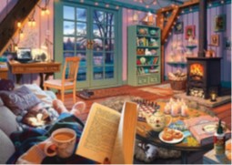 Wooden Jigsaw Puzzle - Cosy Evening - 250 Pieces