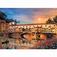 Jigsaw Puzzle - Romantic Italy, Firenze (#92643) - 1000 Pieces Clementoni