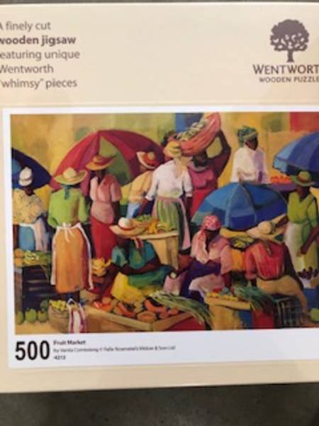 Wooden Jigsaw Puzzle - Fruit Market - 500 Pieces Wentworth