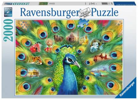 Jigsaw Puzzle - Land of the Peacock (16567) - 2000 Pieces Ravensburger