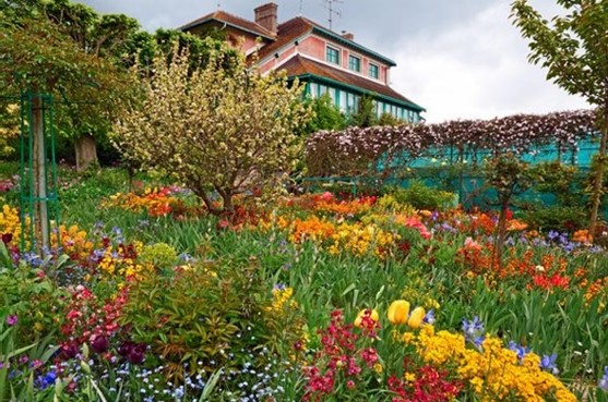 Wooden Jigsaw Puzzle-Monets Garden In Spring-500 Piece Wooden Jigsaw Puzzle