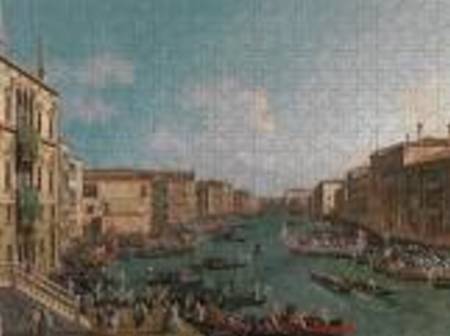 Wooden Jigsaw Puzzle - Regatta on the Grand Canal- 500 Pieces Wentworth