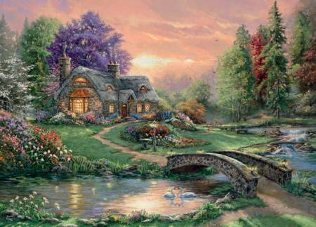 Jigsaw Puzzle - Sweetheart Retreat (3310-89) - 1000 Pieces Ceaco