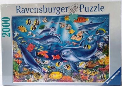 Jigsaw Puzzle - The Dolphin Zone- 2000 Pieces Ravensburger