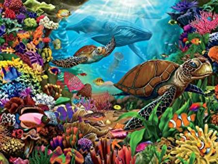 Jigsaw Puzzle - Turtle's Ocean - 340150 - 1500 piece ceaco