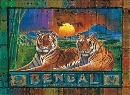 Jigsaw Puzzle - Bengal Tiger Park - 1000 Pieces Clementoni