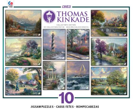 Thomas Kinkade Jigsaw Puzzle - 100/300/500 Piece Puzzles - Ceaco