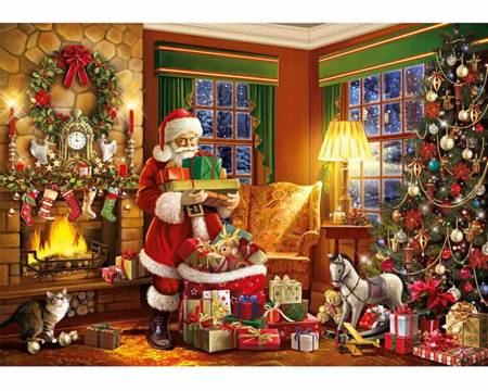Wooden Jigsaw Puzzle - Christmas Delivery (890501) - 1000 Pieces Wentworth