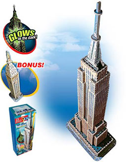3D Jigsaw Puzzle - Empire State Building (#569) Puzz3D