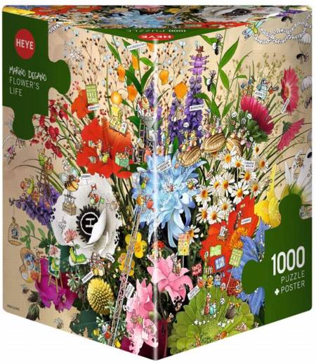 Jigsaw Puzzle - Flower Life (29787) - 1000 Pieces Heye