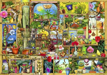 Wooden Jigsaw Puzzle - Gardener`s Cupboard (#761813) - 250 Pieces