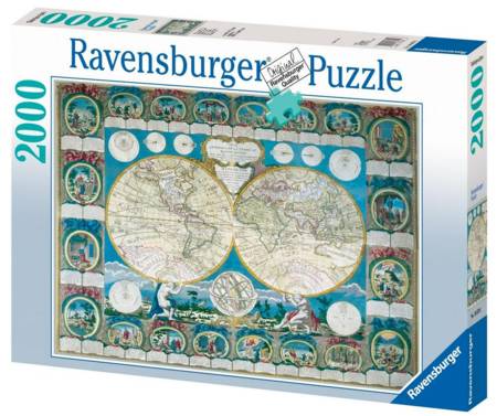 Jigsaw Puzzle - Historical World Map (16770) - 2000 Pieces Ravensburger