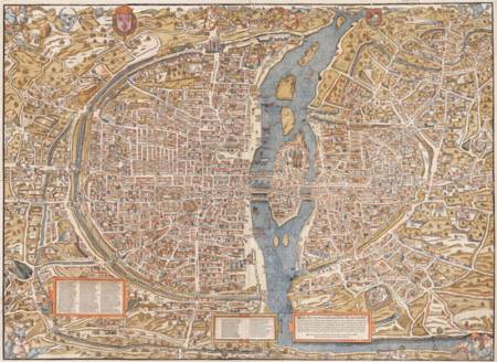 Jigsaw Puzzle - Map of Paris (2901N26034) - 1500 Pieces Ricordi