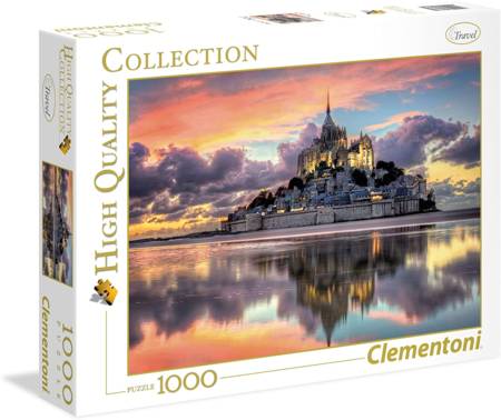 Jigsaw Puzzle - Mont St. Michel (39367) - 1000 Pieces Clementoni
