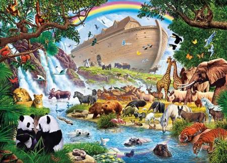 Jigsaw Puzzle - Noah`s Ark (#32550) - 2000 Pieces Clementoni