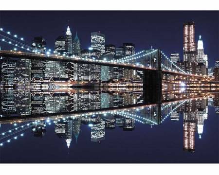 Wooden Jigsaw Puzzle - New York City at Night (635413) - 250 Pieces Wentworth