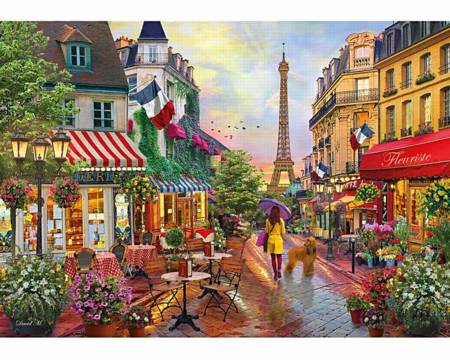 Wooden Jigsaw Puzzle - Parisian Charm (901605) - 500 Pieces