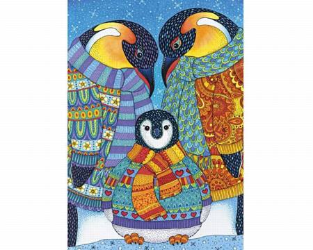 Wooden Jigsaw Puzzle - Penguin Huddle (891206) - 250 Pieces Wentworth