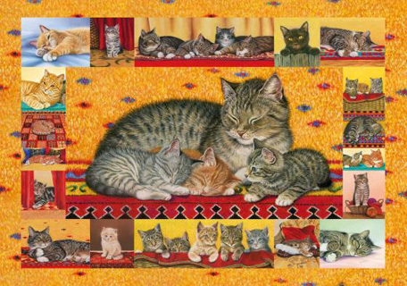 Wooden Jigsaw Puzzle - Purr-fect Puzzle - 1000 Pieces Wentworth