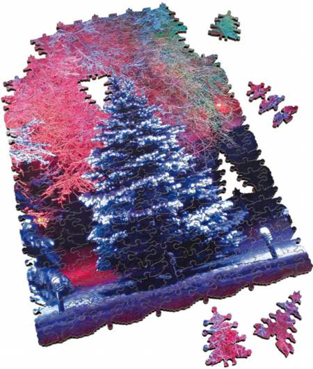 Wooden Jigsaw Puzzle - The Puzzle That Ruined Christmas (#575101) - 250 Pieces Wentworth