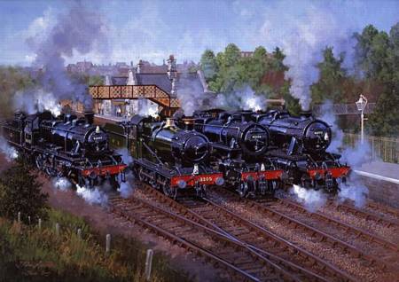 Wooden Jigsaw Puzzle - Severn Valley Railway 50th Anniversary (821809) - 250 Pieces Wentworth