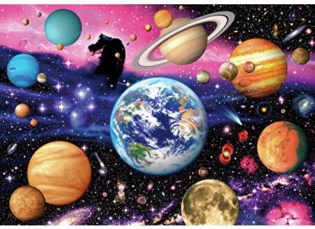 Wooden Jigsaw Puzzle - You are Here (Solar System) (471913) - 250 Pieces Wentworth