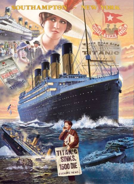 Jigsaw Puzzle - Titanic (39271) - 1000 Pieces Clementoni