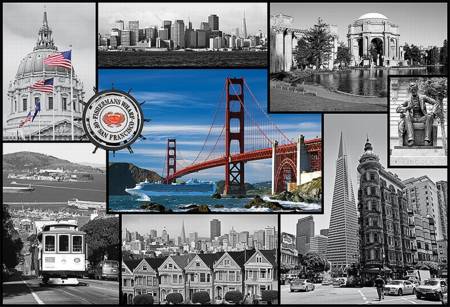 Jigsaw Puzzle - San Francisco - Collage (26127)