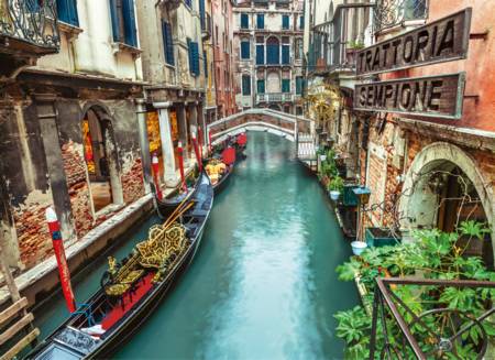 Jigsaw Puzzle - Venice Canal (#39458) - 1000 Pieces Clementoni