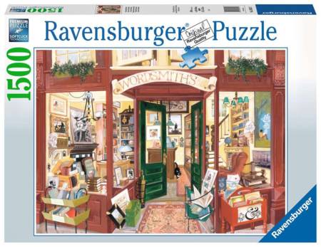 Jigsaw Puzzle - Wordsmith's Bookshop (16821) - 1500 Pieces Ravensburger